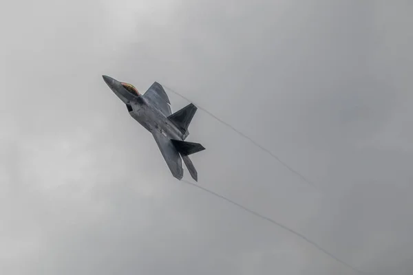 Rochester Usa 2019 Low Flying F22 Raptor United State Air — Stock Photo, Image