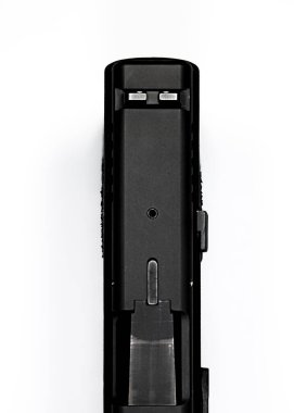 Rochester NY USA 01-09-2022: Springfield Cephanelik XD40 tabancasını kapatın. 40ACP 2. Değişiklik.