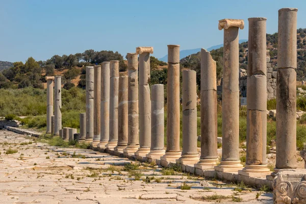 Patara (Pttra). Antik Lycian kentinin kalıntıları Patara, Kas, Antalya, Türkiye.