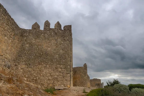 Murs Château Uruea Dans Province Valladolid Espagne — Photo