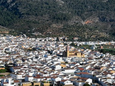 İspanya 'nın Cadiz ilindeki beyaz köylerin komünizmine bağlı Algodonales belediyesi