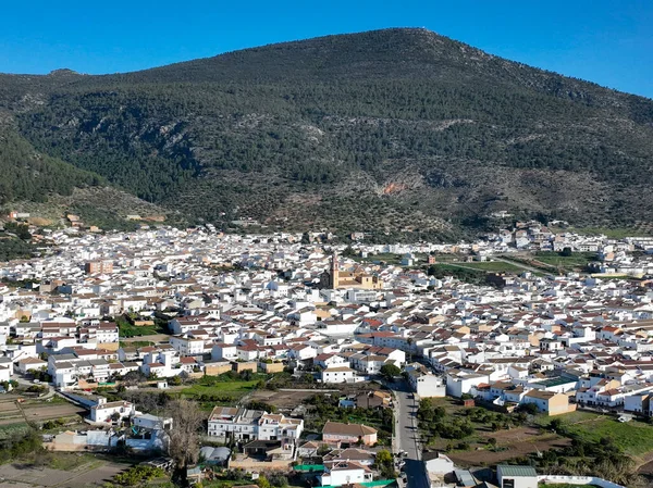 Spanya Nın Cadiz Ilindeki Beyaz Köylerin Komünizmine Bağlı Algodonales Belediyesi — Stok fotoğraf