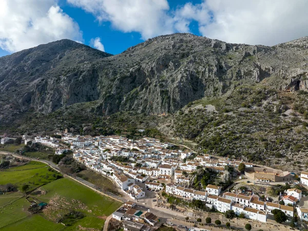 Spanya Nın Cadiz Iline Bağlı Beyaz Köylerin Komarcasına Bağlı Villaluenga — Stok fotoğraf