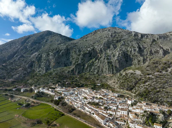 Spanya Nın Cadiz Iline Bağlı Beyaz Köylerin Komarcasına Bağlı Villaluenga — Stok fotoğraf