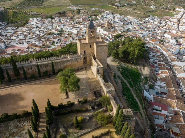 stock image Ancient citadel from the Muslim period in the city of Antequera, Malaga