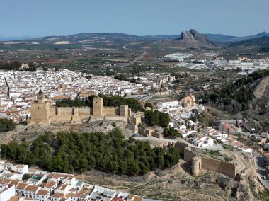Antequera, Malaga 'daki Müslüman döneminden kalma antik kale.