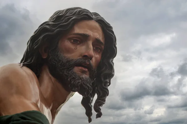 Jezus Nadziei Braterstwa Cudownego Wielkiego Tygodnia Sewilli — Zdjęcie stockowe