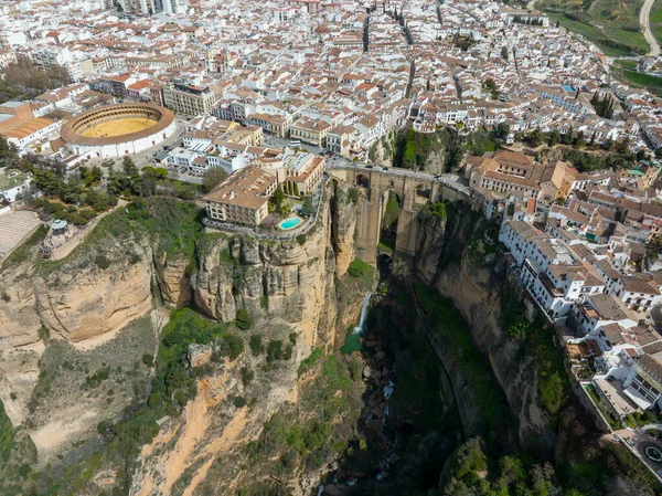 Aerial View Monumental City Ronda Province Malaga Spain — Stock Photo, Image