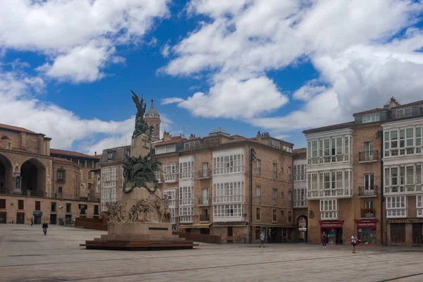 Spanya Nın Vitoria Gasteiz Şehrinden Geçeceğiz — Stok fotoğraf