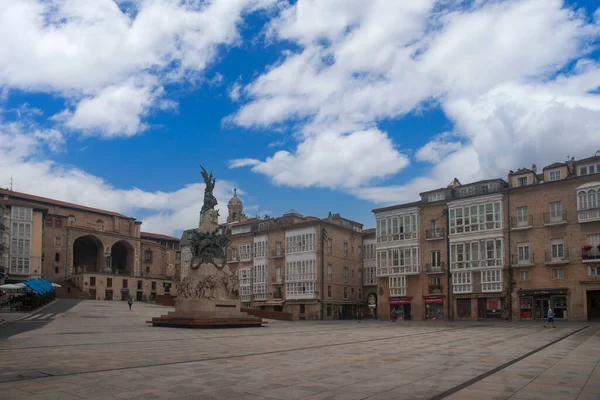 Spanya Nın Vitoria Gasteiz Şehrinden Geçeceğiz — Stok fotoğraf