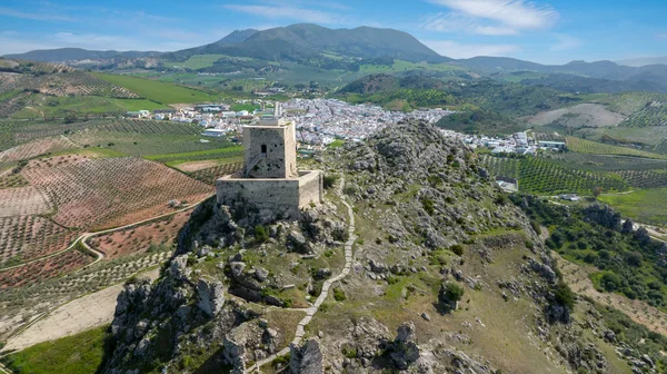 Zamek Żelazny Obok Gminy Pruna Prowincji Sewilla Andaluzja — Zdjęcie stockowe