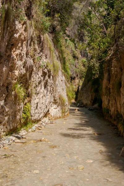 Hiking Route River Chillar Nerja — Foto de Stock