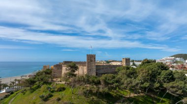 Fuengirola, Endülüs 'teki Sohail kalesinin manzarası