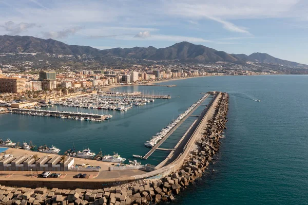 View Harbour Fuengirola Beautiful Day Andalusia — Stock Photo, Image
