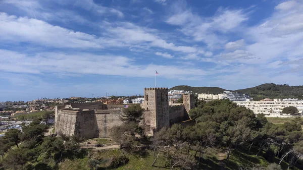 Fuengirola, Endülüs 'teki Sohail kalesinin manzarası