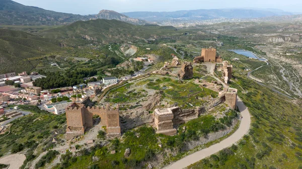 Blick Auf Das Schloss Oder Die Alcazaba Von Tabernas Der — Stockfoto