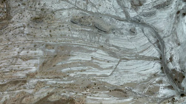 Çölün şekilleri ve desenleri tavernalardan havadan görüldüğü gibi.