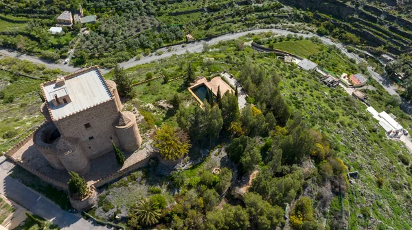 Vista Del Castillo Gergal Provincia Almería España — Foto de Stock