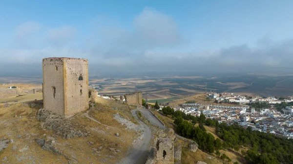 Tower Homage Castle Star Municipality Teba Andalusia — Fotografia de Stock