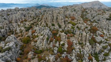 İspanya 'nın Malaga ilindeki Antequera doğal alanının görüşleri.