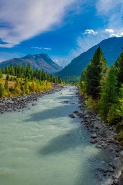 Val Roseg arka planda pizzo bernina ile