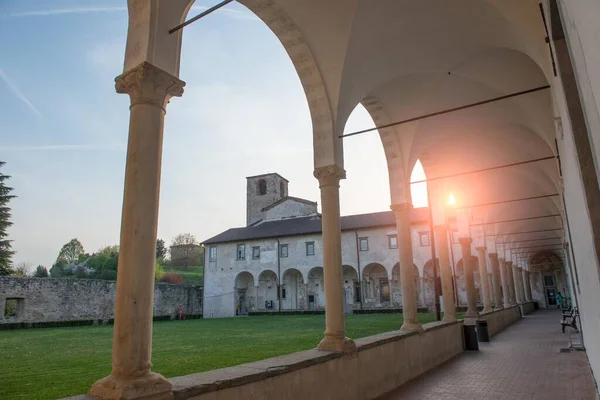 Claustro Sant Agostino Bérgamo — Fotografia de Stock