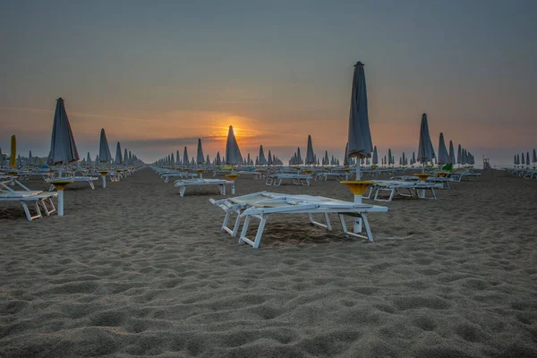 Plaża Rano Wschodzie Słońca — Zdjęcie stockowe