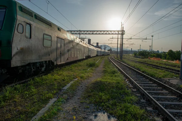 Bergamo Italy June 2022 Bergamo Train Station Early Morning Summer — Stock Photo, Image