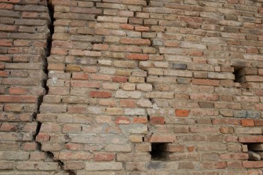 Surrounding walls of an old building in Gradara
