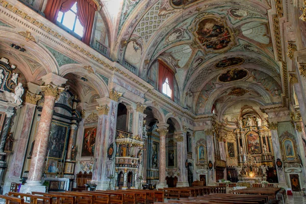 Clusone Italy July 2022 Basilica Santa Maria Assunta San Giovanni — Zdjęcie stockowe