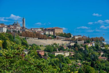 Bergamo 'daki Unesco miras tahkimatından Venedik duvarları
