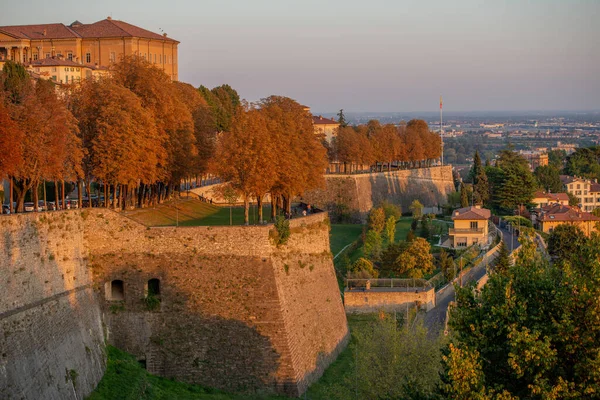 Murallas Venecianas Fortificación Del Patrimonio Unesco Bérgamo — Foto de Stock