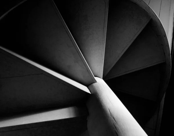Photograph Staircase Black White — Stockfoto