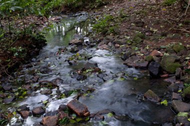 uzun pozlu bir akarsuyun fotoğrafı