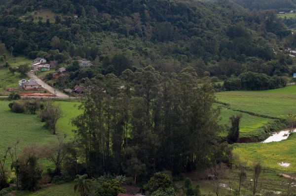 Aerial landscape photography with a beautiful view