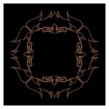 Monogram, davetiye, çerçeve, menü, etiket ve web sitesi tasarımı için çiçek unsurlarına sahip klasik vektör çerçevesi, katalog ve fotoğraf tasarımı için grafik unsurlar, aynalar, kafelerin broşürleri, butikler