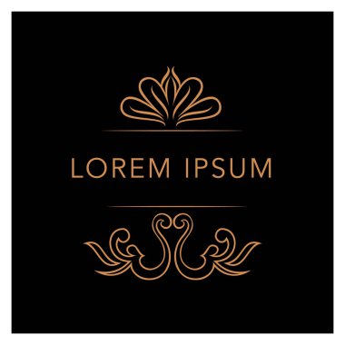 Lüks logolar, tasarımlar ve boyama kitapları için doğu ve batı tarzında farklı temalarda siyah beyaz vektör mandalaları