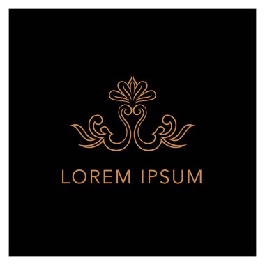 Lüks logolar, tasarımlar ve boyama kitapları için doğu ve batı tarzında farklı temalarda siyah beyaz vektör mandalaları