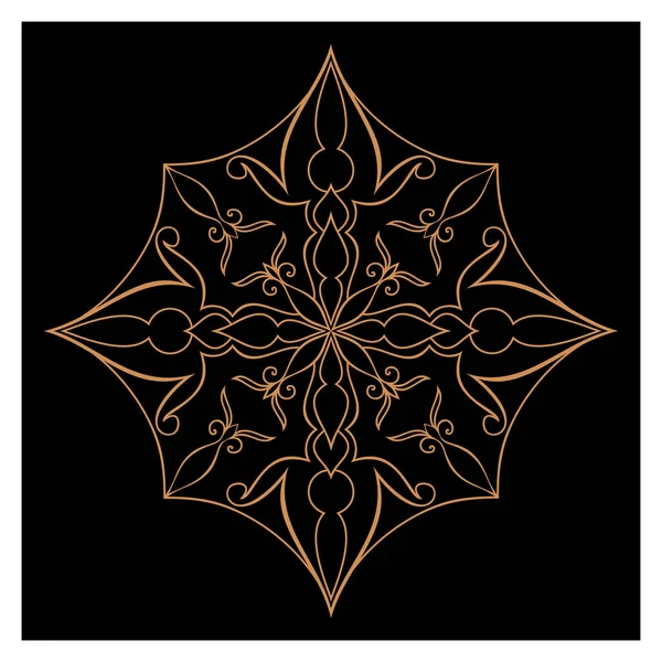 Incroyables Mandalas Vectorielles Blanches Noires Dans Différents Thèmes Dans Style — Image vectorielle
