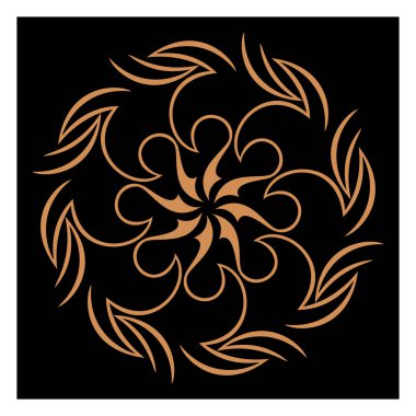 Lüks logolar, tasarımlar ve boyama kitapları için doğu ve batı tarzında farklı temalardaki şaşırtıcı vektör mandalaları