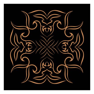 Lüks logolar, tasarımlar ve boyama kitapları için doğu ve batı tarzında farklı temalardaki şaşırtıcı vektör mandalaları