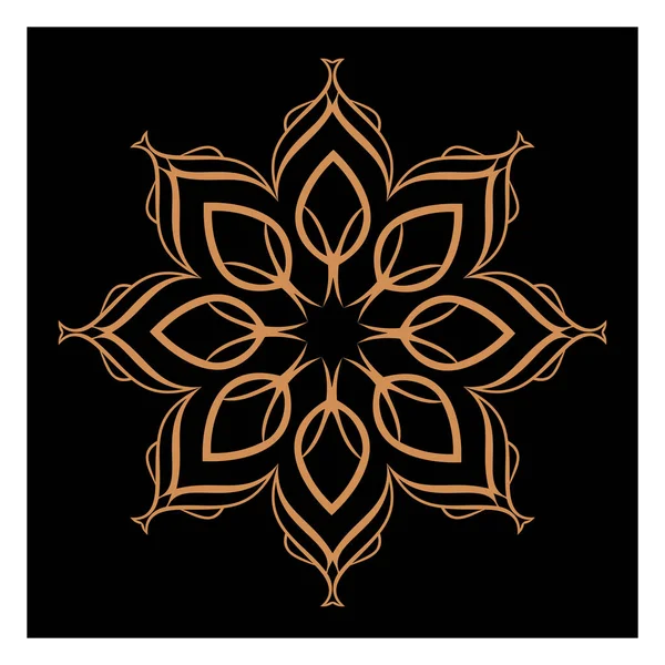 Lüks logolar, tasarımlar ve boyama kitapları için doğu ve batı tarzında farklı temalardaki şaşırtıcı vektör mandalaları