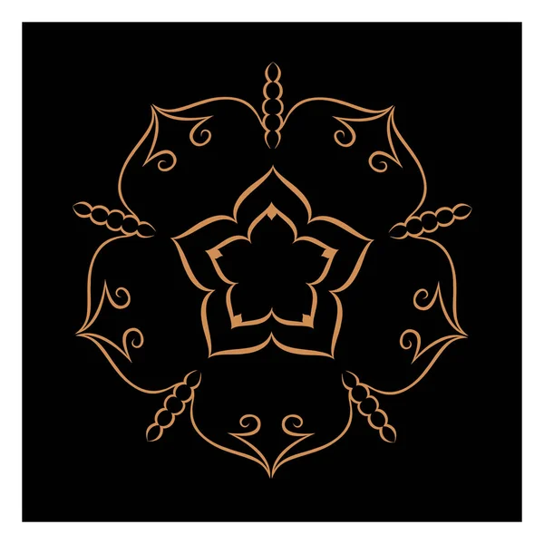 Mandalas Vectoriels Incroyables Dans Différents Thèmes Dans Style Oriental Occidental — Image vectorielle