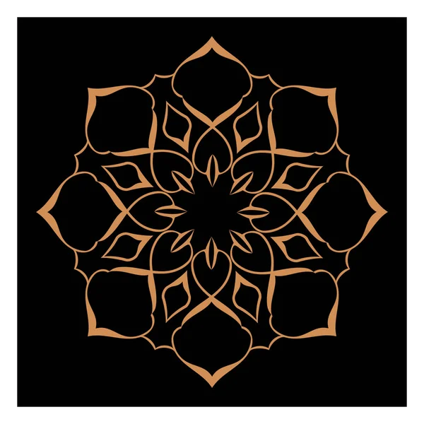 Lüks logolar, tasarımlar ve boyama kitapları için doğu ve batı tarzında farklı temalardaki şaşırtıcı vektör mandalaları