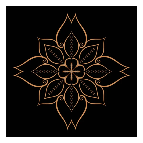 Mandalas Vectoriels Incroyables Dans Différents Thèmes Dans Style Oriental Occidental — Image vectorielle