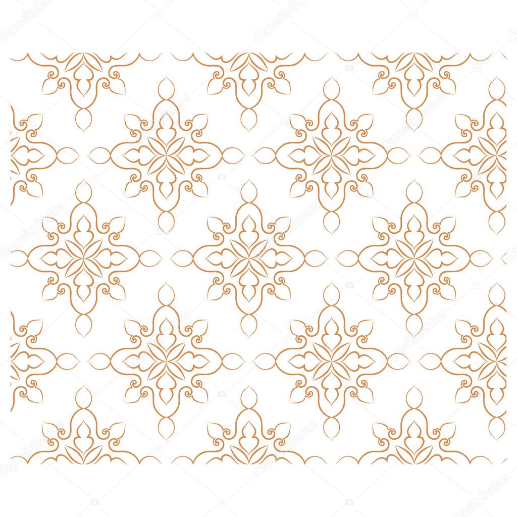 Abstract ornamental pattern for decor, prints, textile, furniture, cloth, digital.