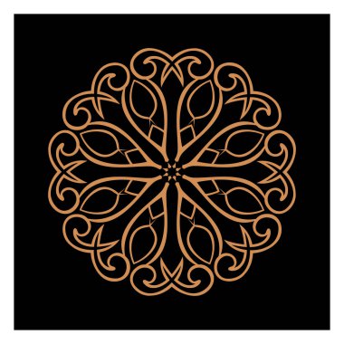 Amazing vector mandalas in different themes in oriental style fo