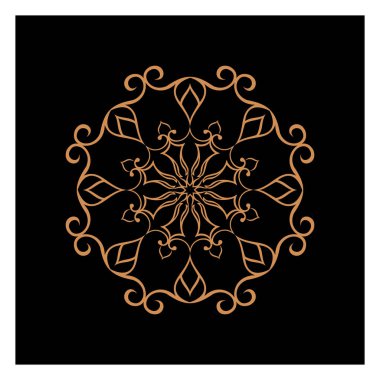 Amazing vector mandalas in different themes in oriental style fo