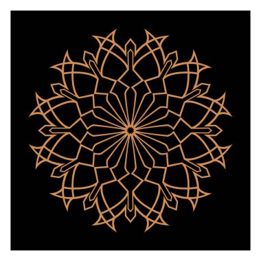 Amazing vector mandalas in different themes in oriental style fo