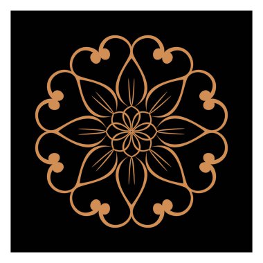 Amazing vector mandalas in different themes in oriental style fo